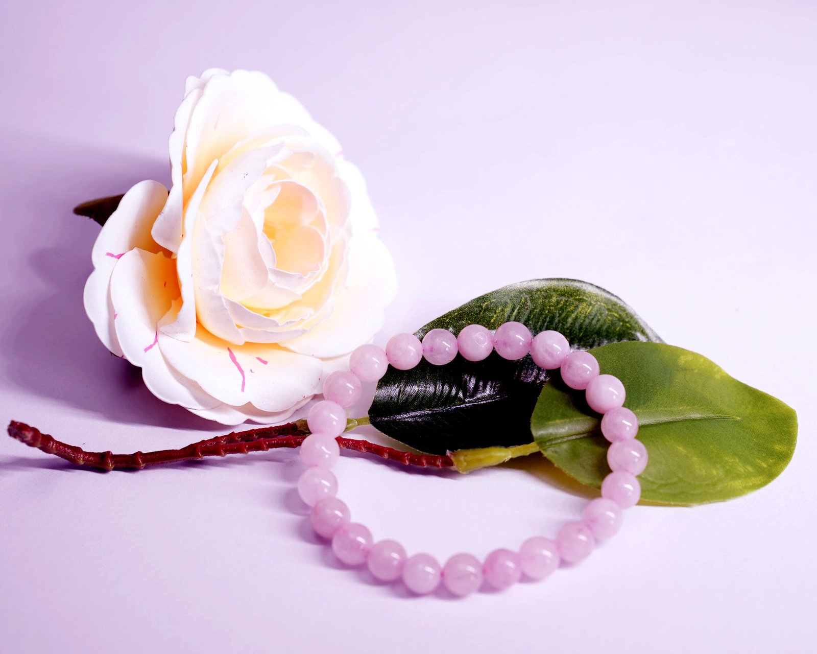 Rose Quartz Round Bracelet