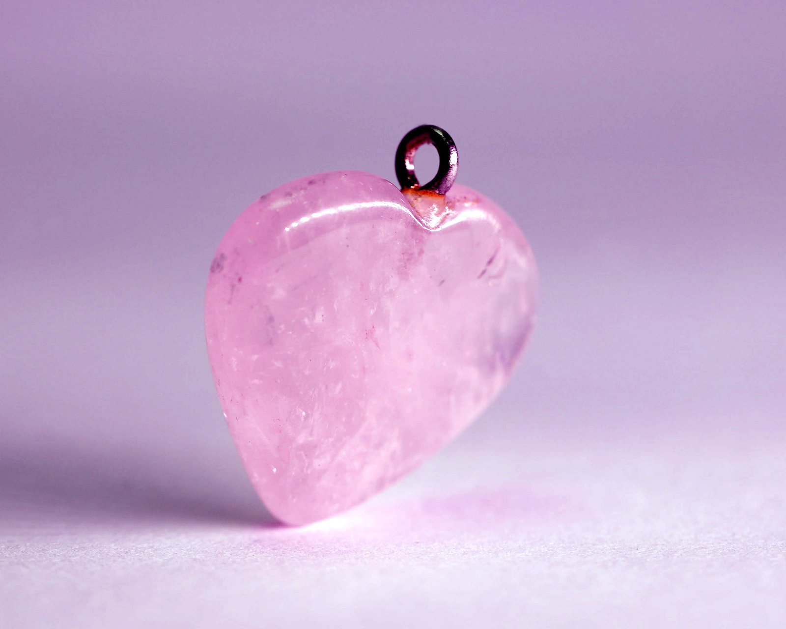 Rose Quartz Pendant (without chain)