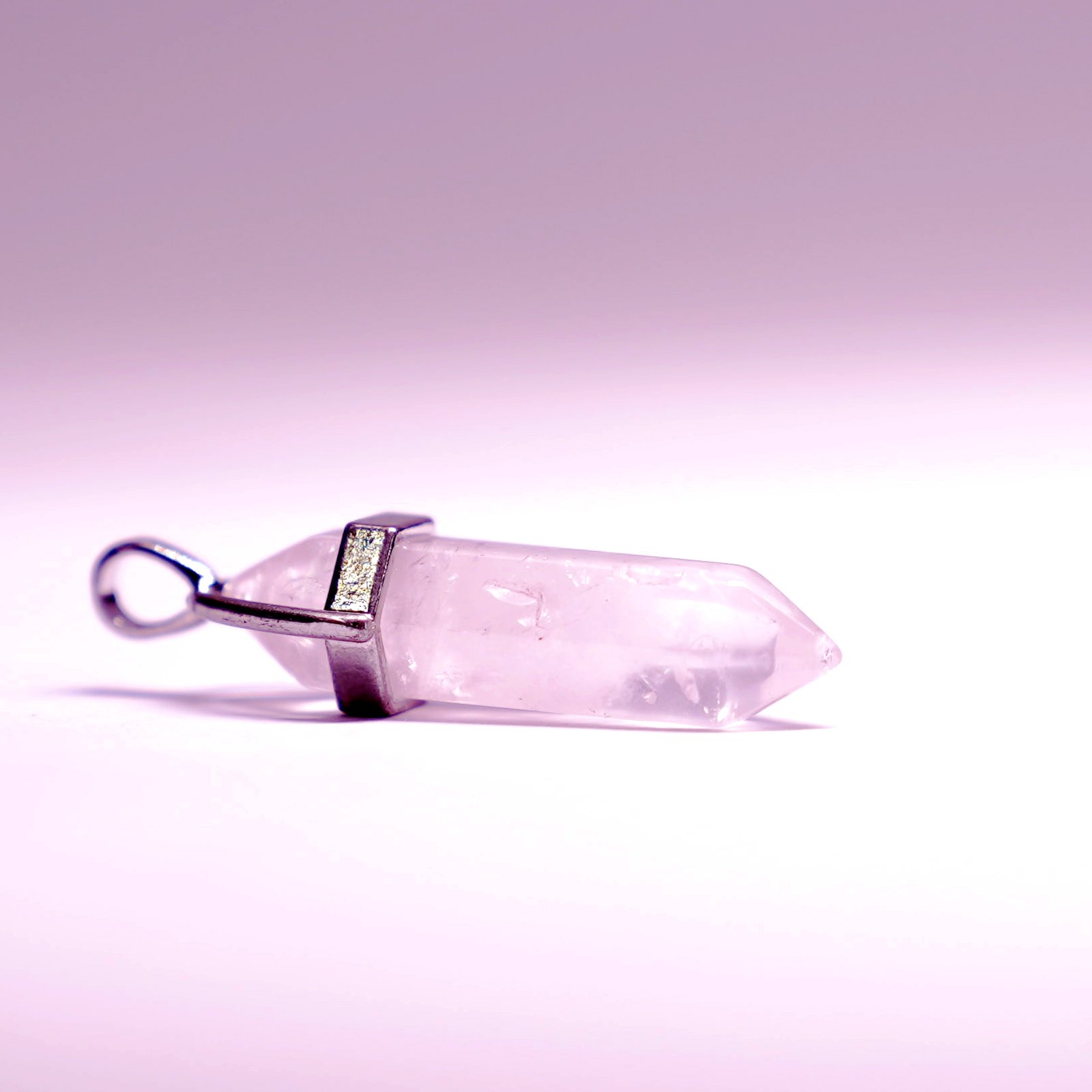 Rose Quartz Pendant (without chain)