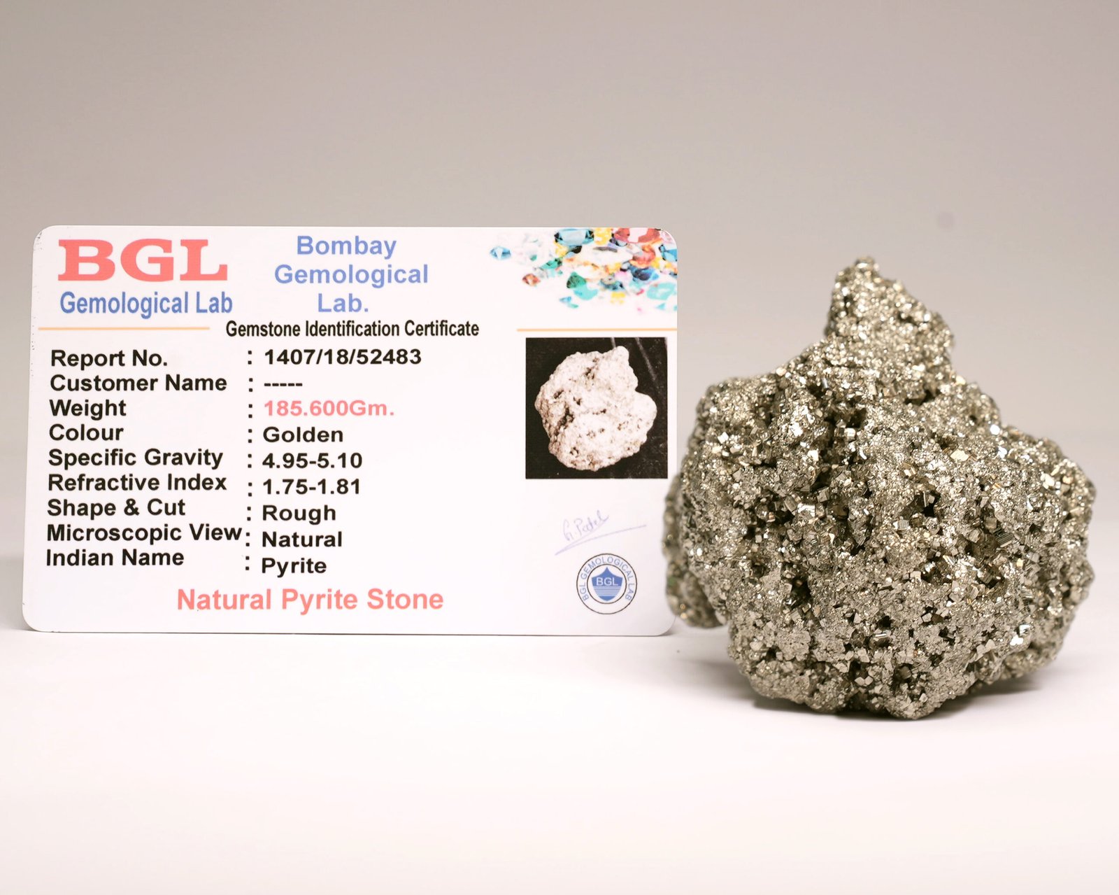 Raw Pyrite Stone