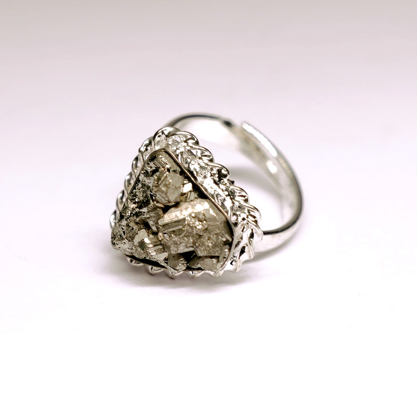 Pyrite Ring – Adjustable