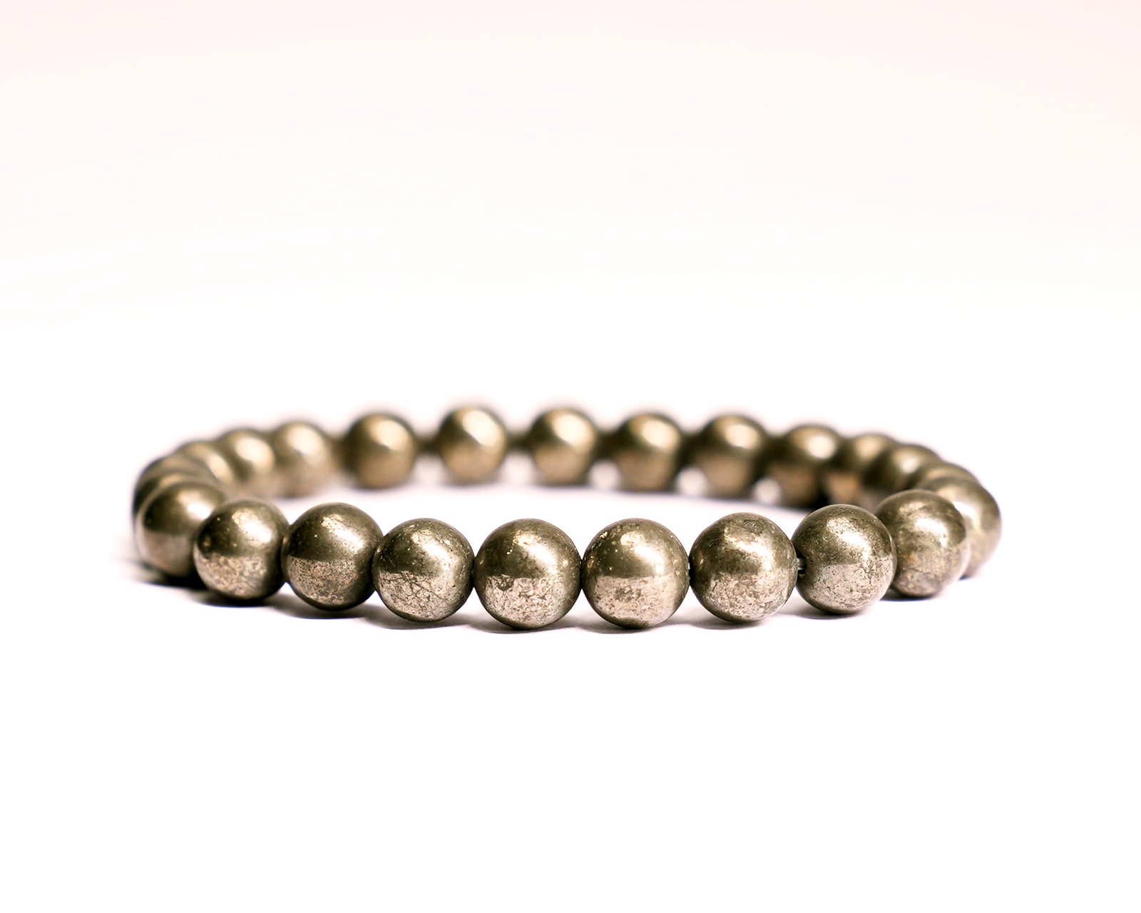 Pyrite Round Bracelet